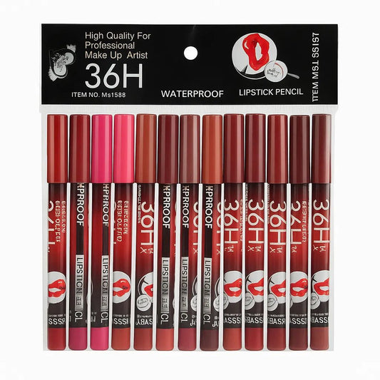 36H lip liner pencil pack of 12 set