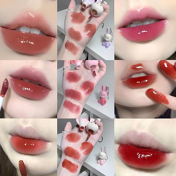 Gege Bear Cute Bunny Keychain Lip Tint