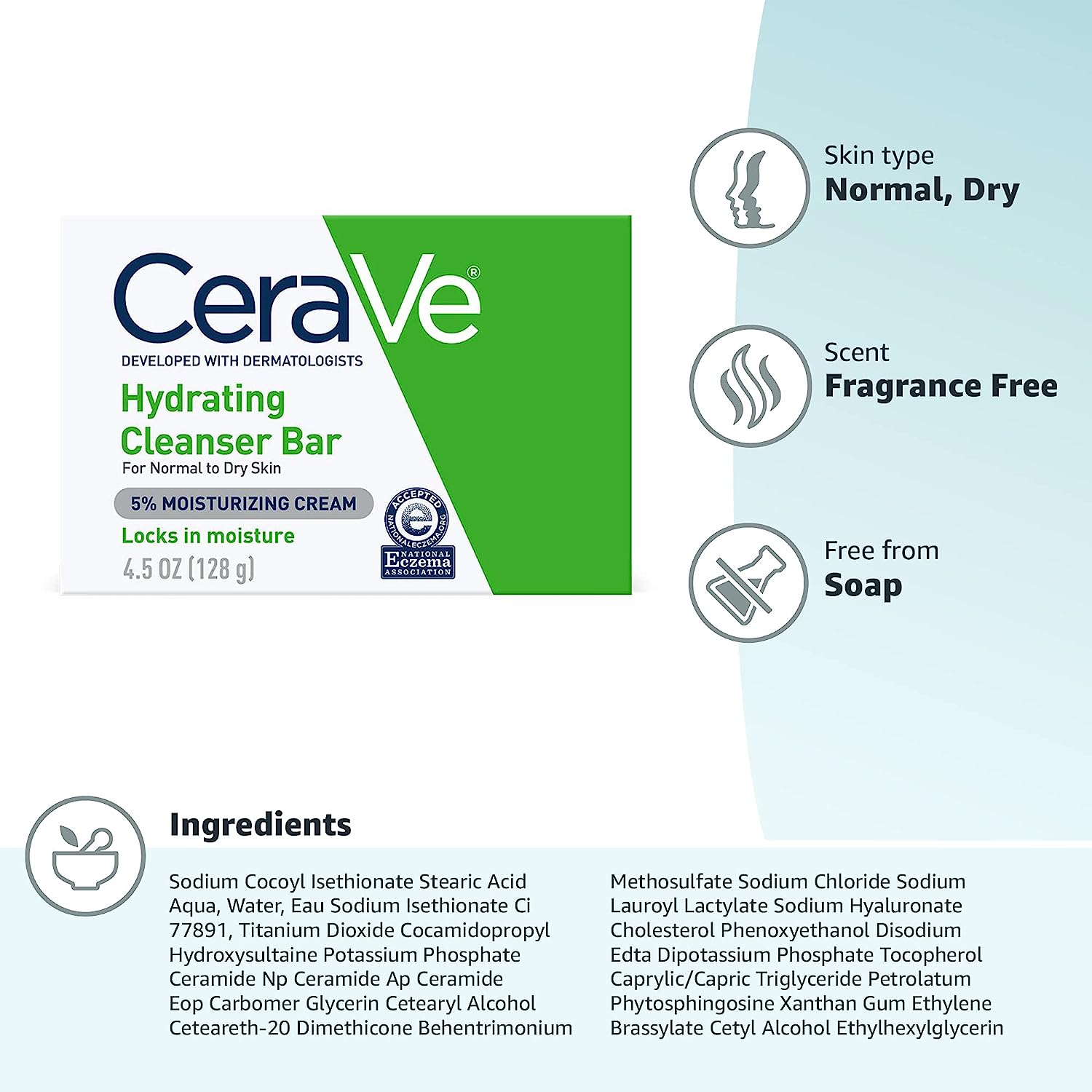 CERAVE | HYDRATING CLEANSER BAR