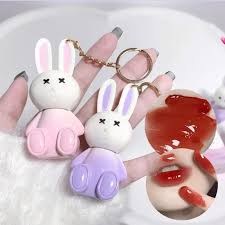 Gege Bear Cute Bunny Keychain Lip Tint