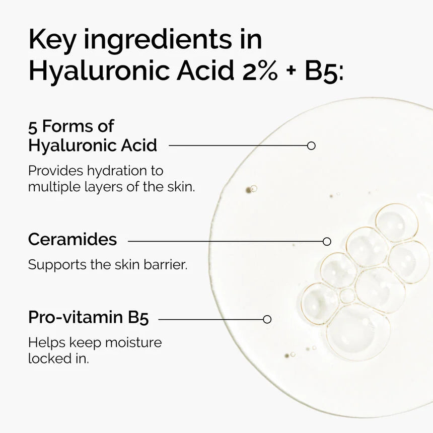 Hyaluronic Acid 2% | B5 (with Ceramides) THE ORDINARY