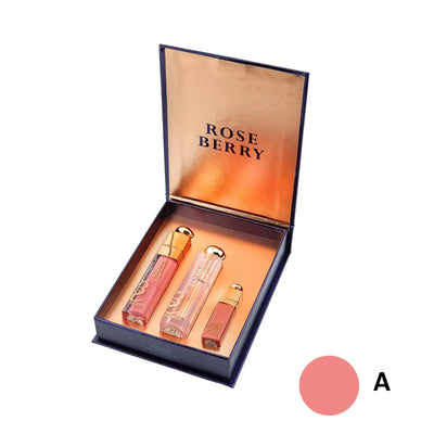 Rose berry Lip Combo | 3 Piece Lip Combo Kit
