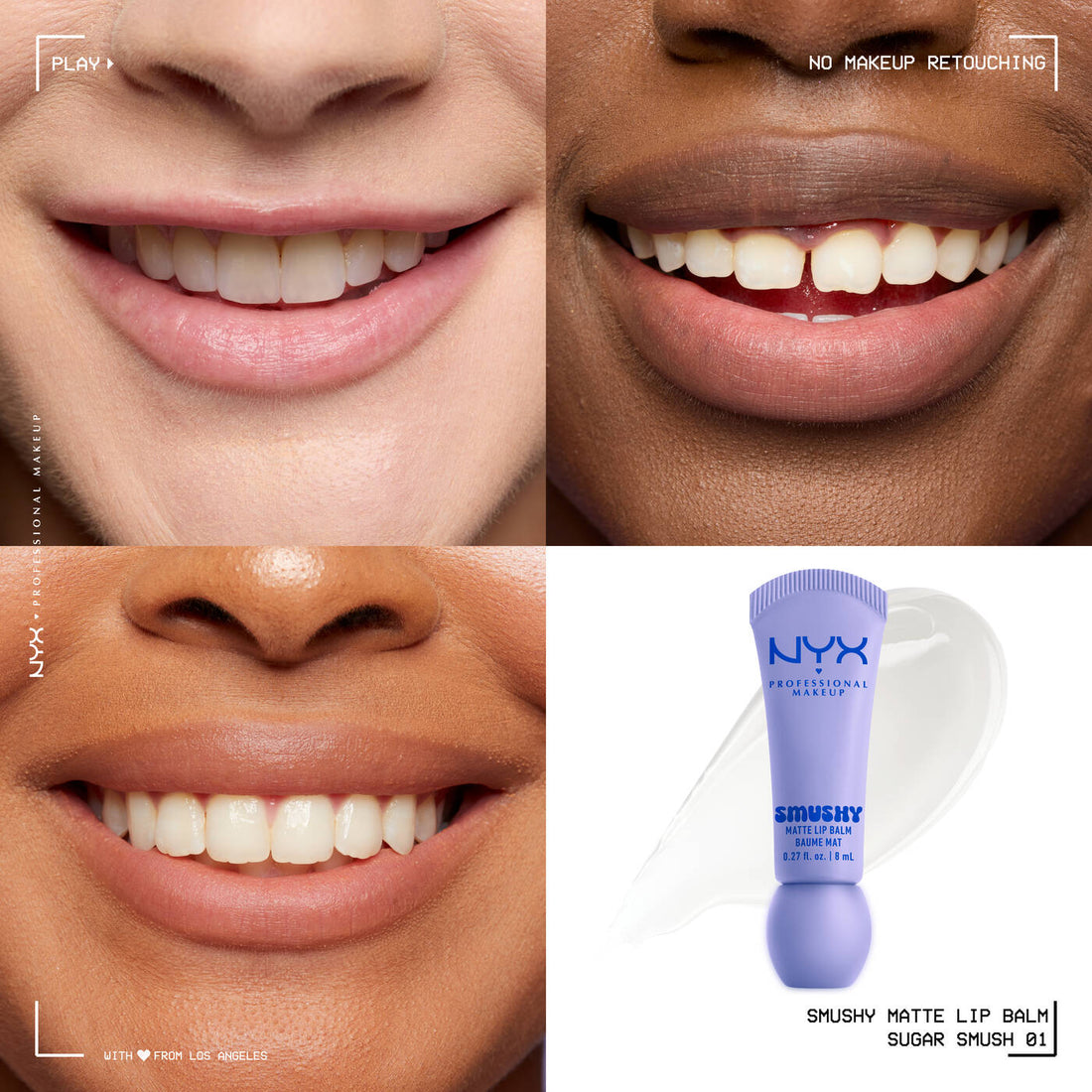 NYX Professional Makeup SMUSHY MATTE LIP BALM