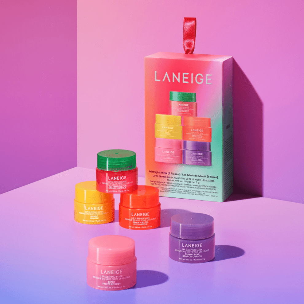 Lip balm
LANEIGE Midnight Minis Set, 5 Pcs Set Of Lip Sleeping Mask.
