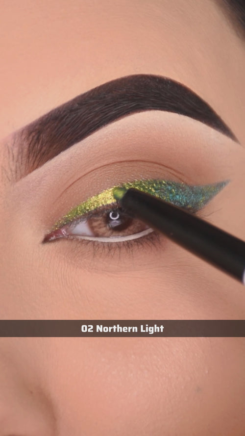 Maliao Holographic Eyeliner with Multichrome Effect