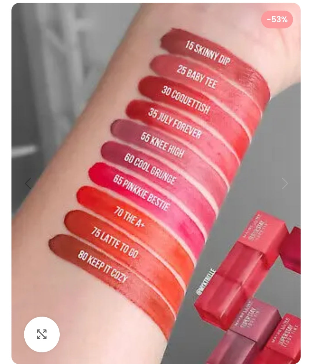 Maybelline – New York – Super Stay Teddy Tint