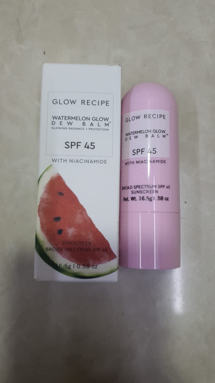GLOW RECIPE - Watermelon Glow  Sunscreen Stick- SPF 45