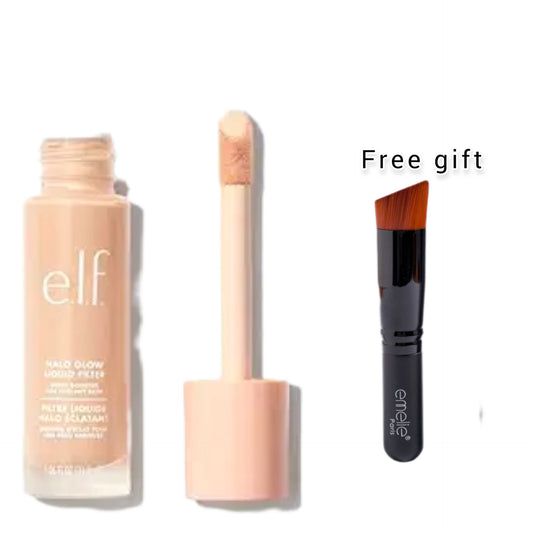 Halo Glow Liquid Filter | elf free gift best quality foundation brush