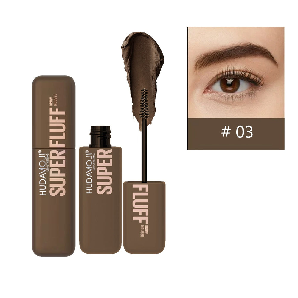 HudaMoji Super Fluff Brow Mousse – Tinted, Long-Wear Brow Setter