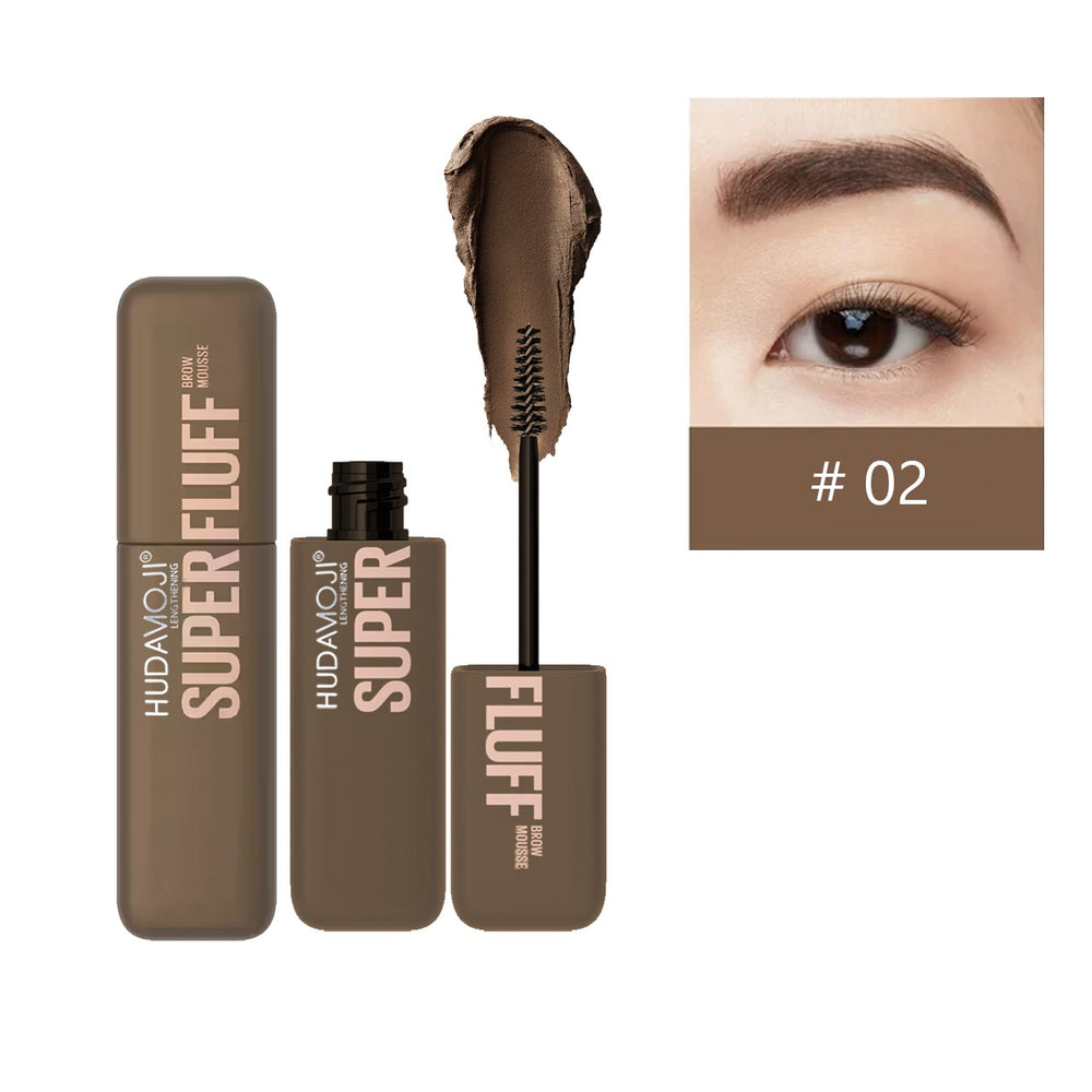 HudaMoji Super Fluff Brow Mousse – Tinted, Long-Wear Brow Setter