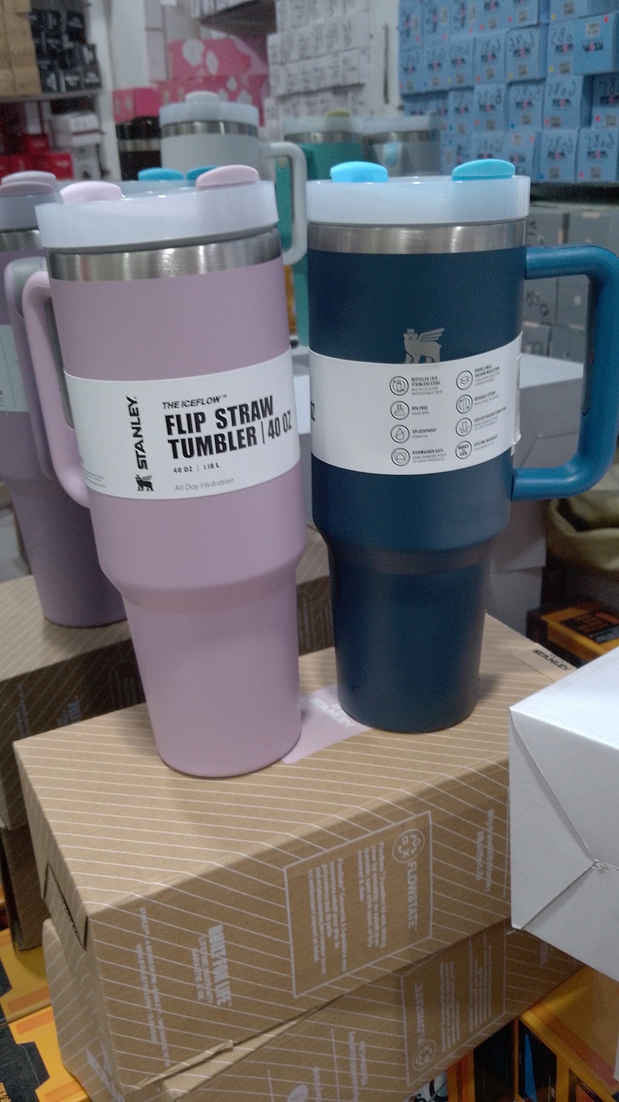 Stanley stainless steel tumblers with Straw 🧃1.8 liter