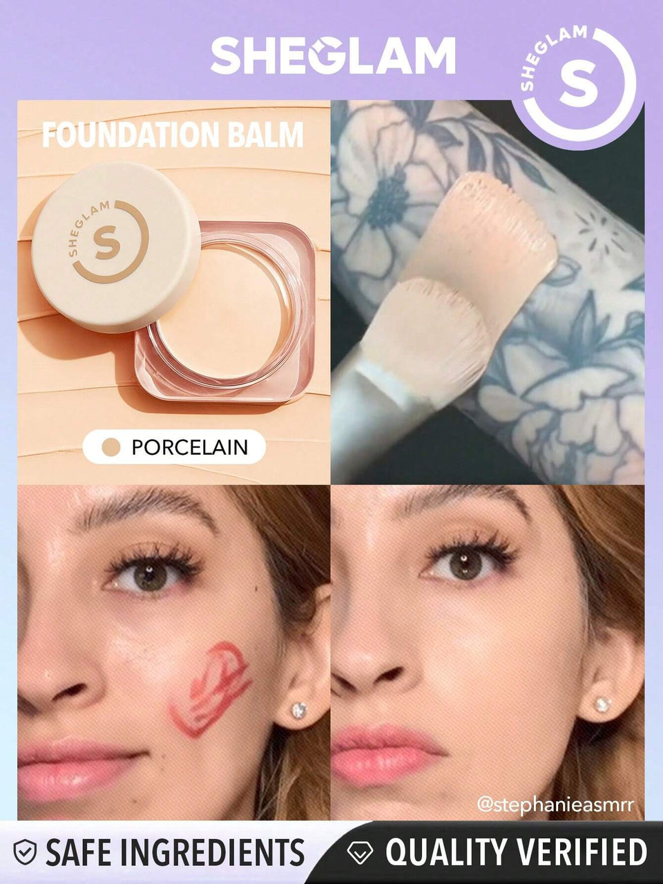 SHEGLAM Skinfluencer Full Coverage Foundation Balm Full size