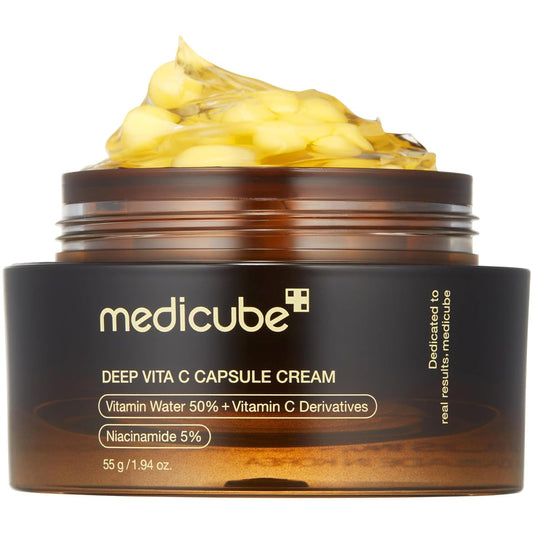 Medicube Deep Vitamin C Golden Capsule Face Moisturizer Cream