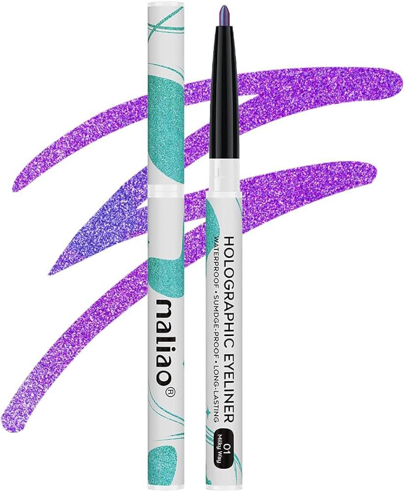 Maliao Holographic Eyeliner with Multichrome Effect